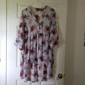 Floral tunic